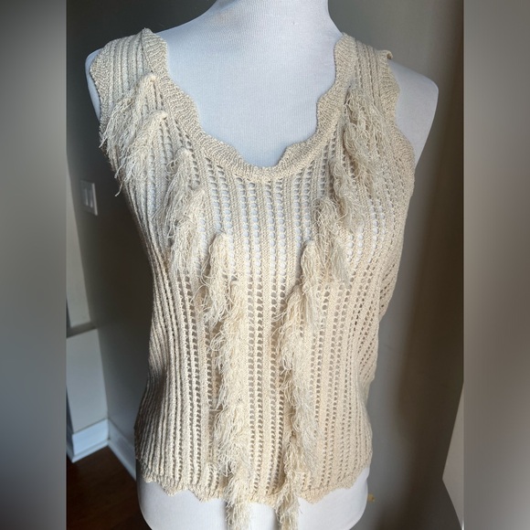 Line & Dot Getaway fringe tank - Picture 2 of 7